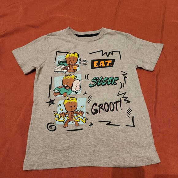 [Bundle of 3] Sz 6/7 Marvel Comic Boy's T-Shirts Captain America Black Panther - Picture 7 of 16